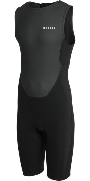 2026 Mystic Mens Surf 2mm Back Zip Short John Wetsuit 35000.250088 - Black